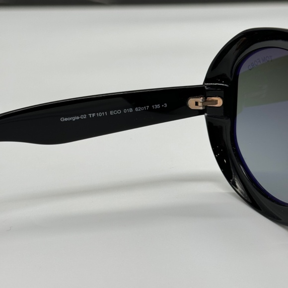 NEW TOM FORD TF1011 01B WOMEN SUNGLASSES TOM FORD GEORGIA-02 FT1011/S 01B - Picture 9 of 11